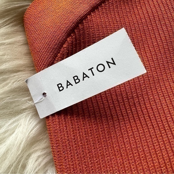 Aritzia Babaton Sculpt Knit Criss Cross Dress - Picture 3 of 11